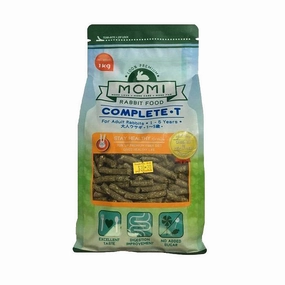 Momi Complete-T Adult Rabbit Pellets Timothy Based 1kg hamster food guinea pig food rabbit hay rodent treats mouse food