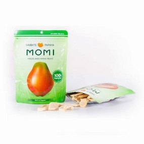 Momi Freeze Dried Treats - Papaya 15g cat vitamins cat digestive aid cat immune support cat joint supplement cat skin supplement