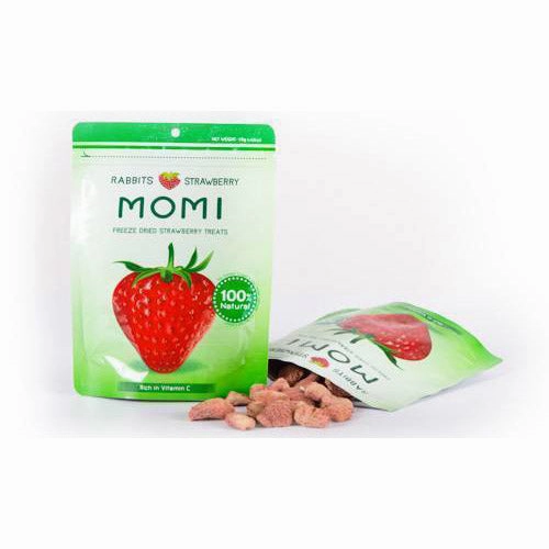 Momi Freeze Dried Treats - Strawberry 15g kitten health kit kitten booster vitamins kid cat immune kitten digestion kitten omega 3