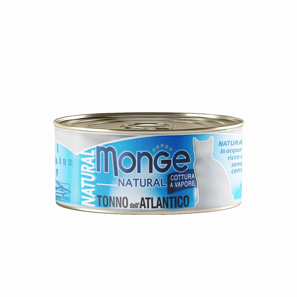 Monge Cat Natural Atlantic Tuna 80g