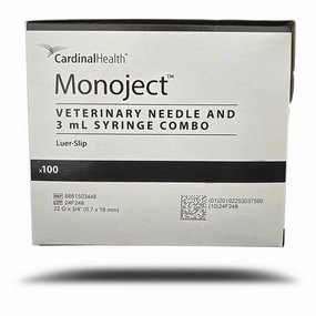 Monoject Luer-Slip (LS) Syringe with Needle Combo wet cat food canned food for cats gravy cat cans soft texture cat food wet pouches