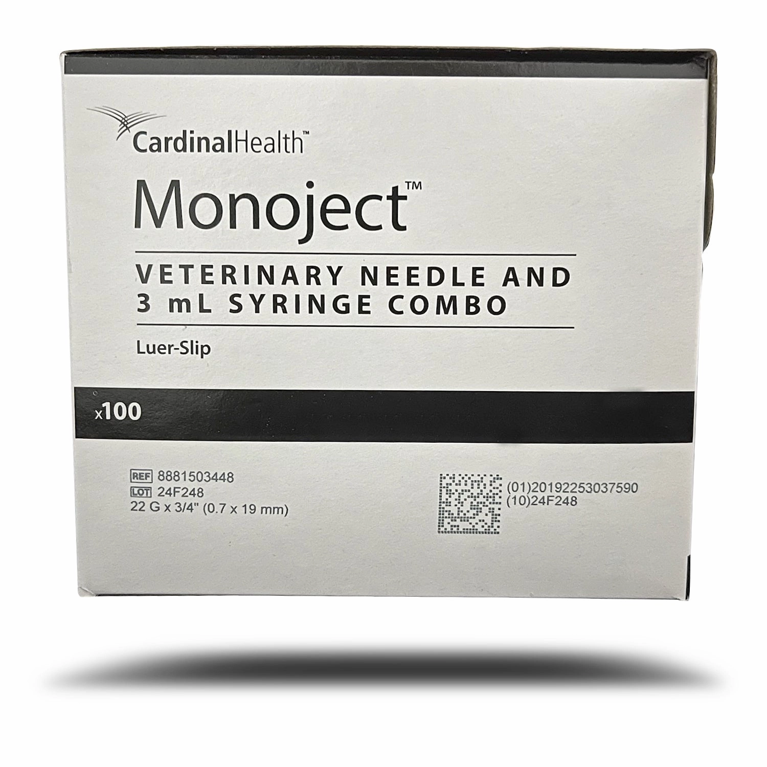 Monoject Luer-Slip (LS) Syringe with Needle Combo cat grooming cat shampoo cat conditioner cat comb cat grooming glove