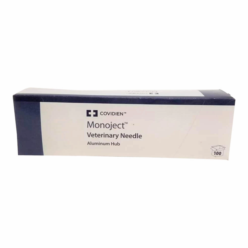 Monoject Needle, Aluminum Hub, 16g x 3/4", 100 ct sheep feed sheep mineral sheep hay sheep pellets sheep salt block