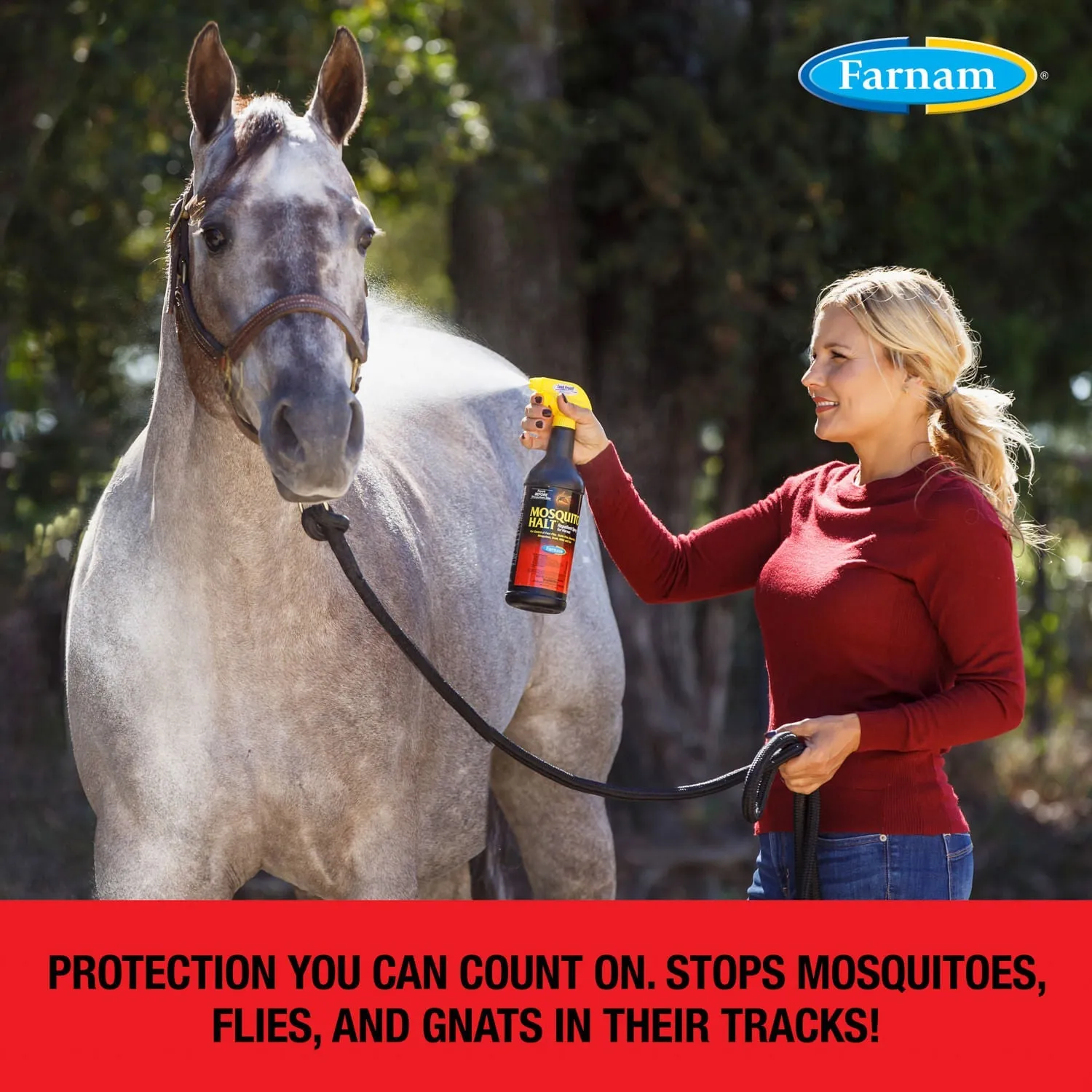 Mosquito Halt Repellent Spray for Horses, 32 oz