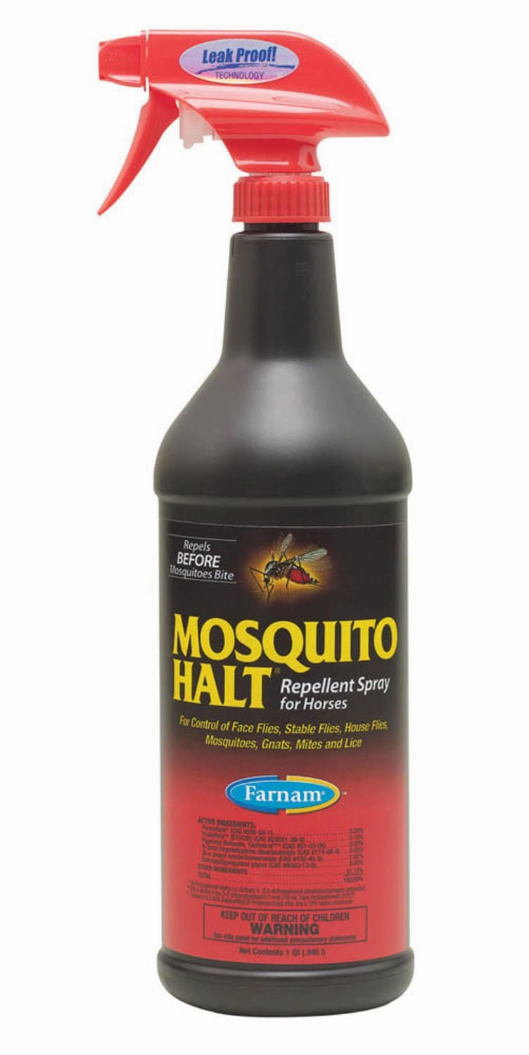 Mosquito Halt Repellent Spray for Horses, 32 oz tuff dog toys durable toys for dogs chew tested toys hard chew toy strong plush