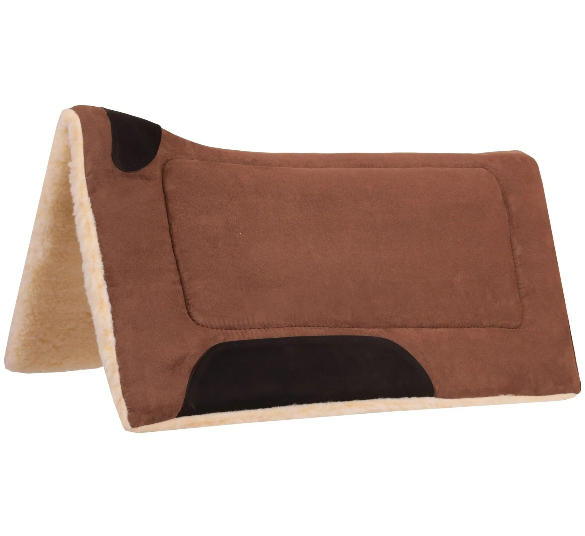 Mustang Faux Suede Contoured Saddle Pad