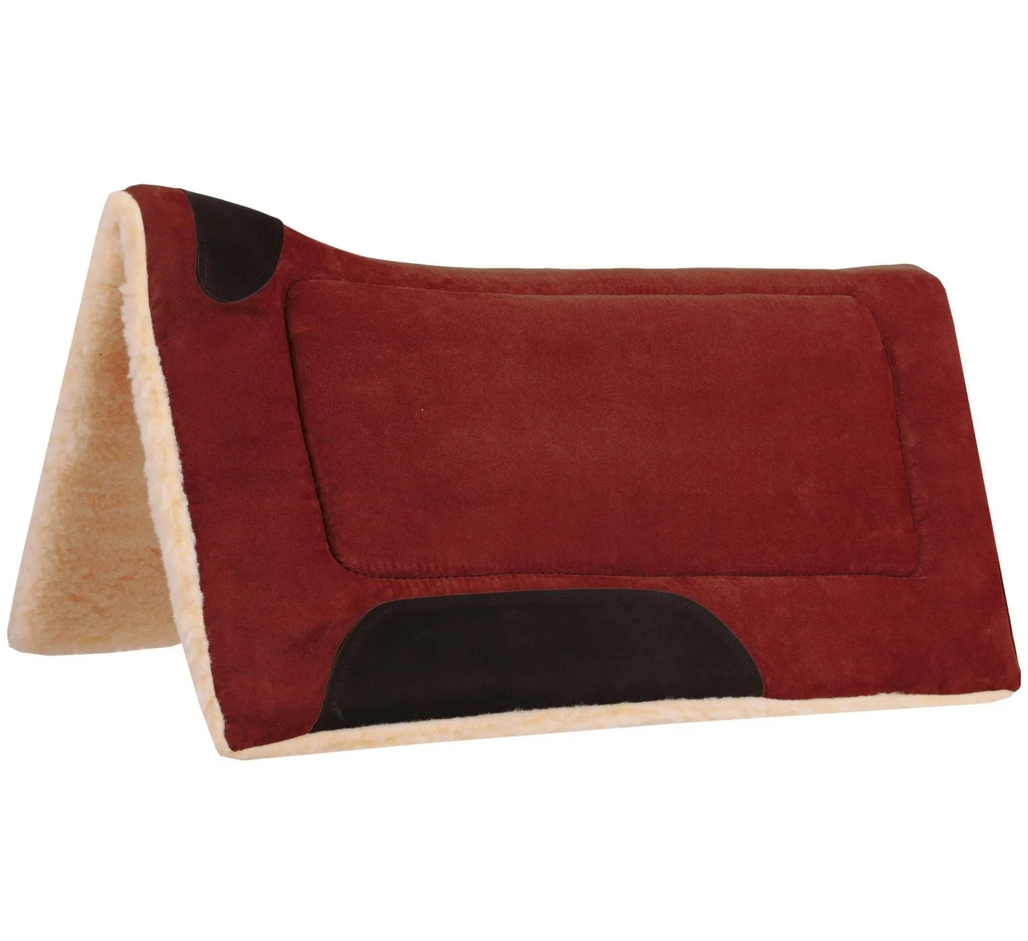 Mustang Faux Suede Contoured Saddle Pad
