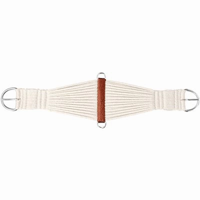 Mustang 27-Strand Nylon Ranch Roper Cinch, White cat fur care cat grooming tools cat deshedding brush cat bath kit cat nail trimmer