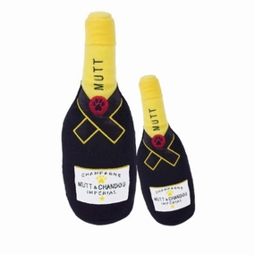 Mutt & Chandog Champagne Dog Toy dog toys indestructible dog toys dog tug toys dog plush chew resistant toy