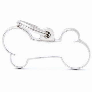 My Family USA Pet Tag - Apoxie Bone "Classic" - White - XL dog accessories dog collar dog leash dog bowtie dog backpack