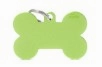 My Family USA Pet Tag - Basic Aluminum - Bone Green- Small dog accessories dog collar dog leash dog bowtie dog backpack