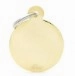 My Family USA Pet Tag - Basic Gold - Circle Golden Brass - Small dog accessories dog collar dog leash dog bowtie dog backpack