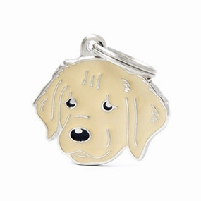 My Family USA Pet Tag - Dog Breeds - Golden Retriever dog accessories dog collar dog leash dog bowtie dog backpack