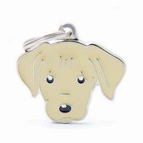 My Family USA Pet Tag - Dog Breeds - Labrador - Cream dog accessories dog collar dog leash dog bowtie dog backpack