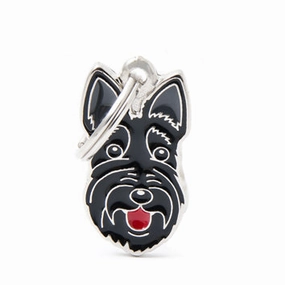 My Family USA Pet Tag - Dog Breeds - Scottish Terrier dog accessories dog collar dog leash dog bowtie dog backpack