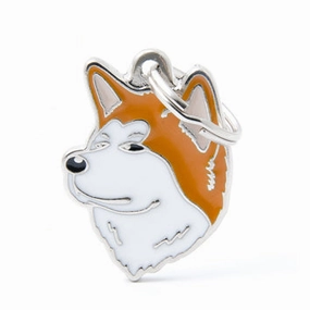 My Family USA Pet Tag - Dog Breeds - Shiba Inu dog accessories dog collar dog leash dog bowtie dog backpack