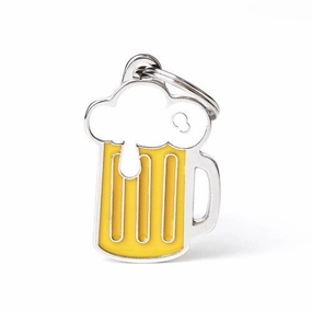 My Family USA Pet Tag - Food - Beer dog accessories dog collar dog leash dog bowtie dog backpack