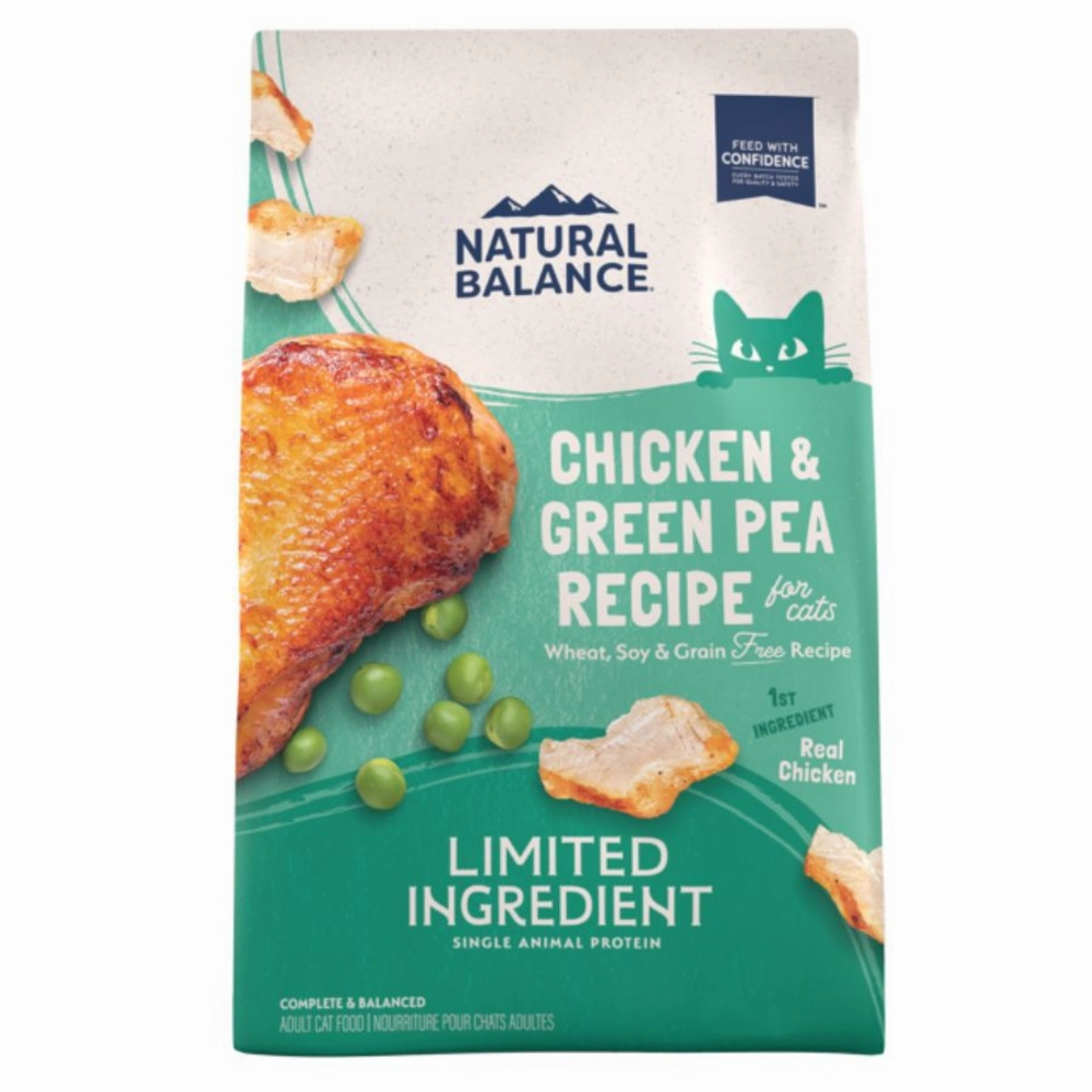 Natural Balance Limited Ingredient Grain Free Chicken & Green Pea Recipe Dry Cat Food freeze dried dog food raw food for dogs dog freeze meal high protein dog food grain free freeze dog food