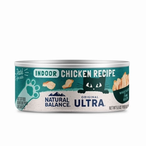 Natural Balance Original Ultra Indoor Chicken Recipe Canned Wet Cat Food cat calming diffuser cat stress relief anxiety cat treats cat relaxing spray pet mood aid