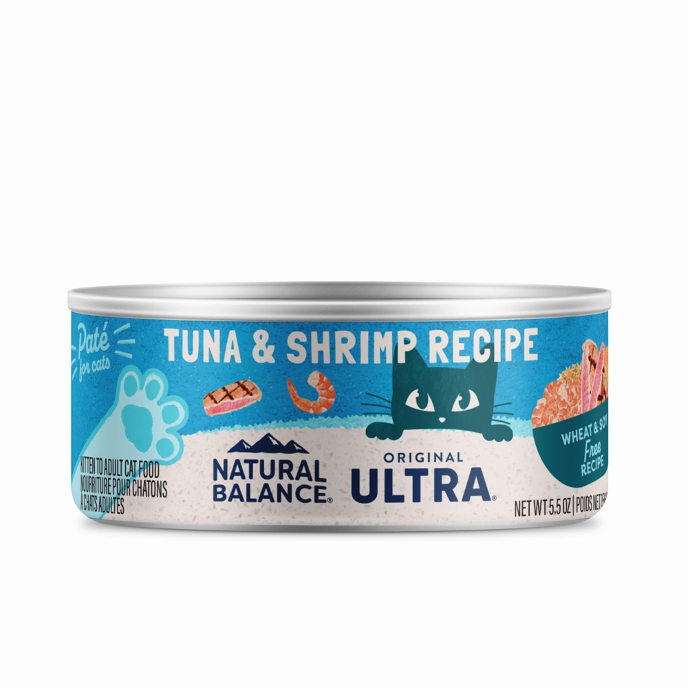 Natural Balance Original Ultra Tuna & Shrimp Recipe Canned Wet Cat Food cat calming diffuser cat stress relief anxiety cat treats cat relaxing spray pet mood aid