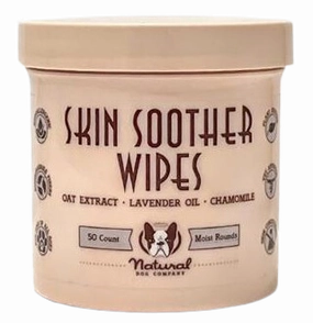 Natural Dog Company Skin Soother Wipes 50ct pig feed piglet nutrition pig food pellets pig vitamins pig treats