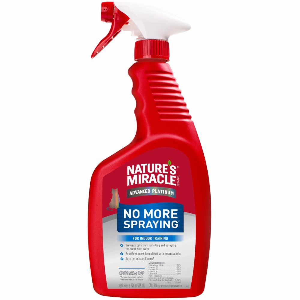 Nature's Miracle Advanced Platinum No More Spraying Spray For Cats kitten supplies kitten toys kitten food kitten litter box kitten bed