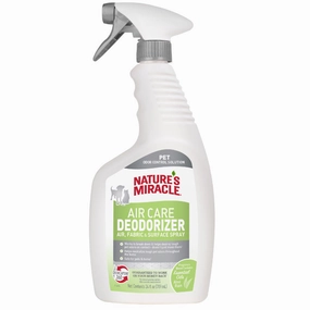 Nature's Miracle Air Care Deodorizer Aloe Rain Scented Air, Fabric & Surface Spray 24oz kitten supplies kitten toys kitten food kitten litter box kitten bed