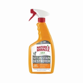 Nature's Miracle Dog Oxy Set-In Stain Destroyer 24oz dog training treats training clicker crate training set travel bowl portable water bottle
