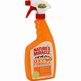 Natures Miracle Dual-Action Oxy Orange Formula Stain & Odor Remover Spray 24oz kitten supplies kitten toys kitten food kitten litter box kitten bed