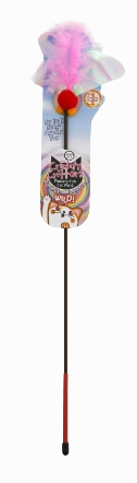 Necoichi Crinkly Critters Fluttery Fish Cat Wand cat toys interactive cat toys cat teaser wand cat balls cat laser pointer