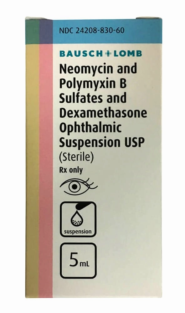 Neo/Poly/Dex Ophthalmic Suspension, 5 mL multi-pet food pet bundle kits pet care sets pet health combos pet treat packs