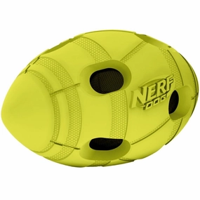 Nerf Dog Crunch Bash Football Dog Toy (Large) dog bones rawhide chew sticks dog jerky bacon bone