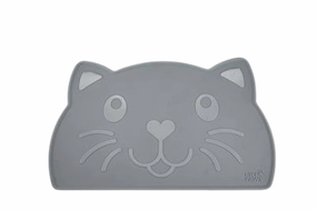 Nice Paws Cat Silicone Floor Mat - Gray cat toys interactive cat toys cat teaser wand cat balls cat laser pointer