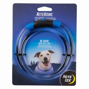 Nite Ize NiteHowl LED Safety Dog Collar dog leash harness set dog leash clip rope dog leash retractable leash