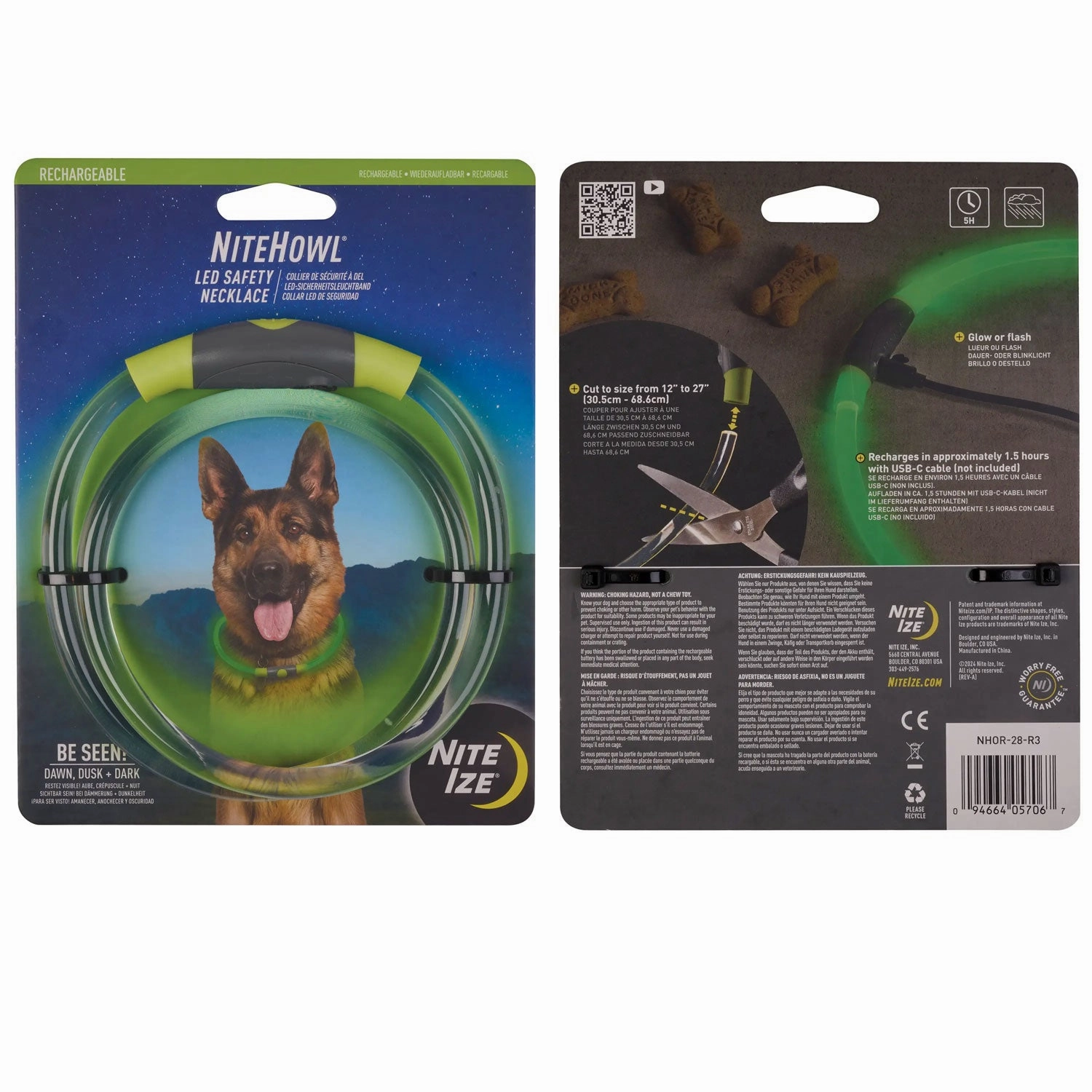 Nite Ize NiteHowl Rechargeable LED Safety Necklace