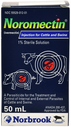 Noromectin Injectable Cattle & Swine Wormer (1% Ivermectin) multi-pet food pet bundle kits pet care sets pet health combos pet treat packs