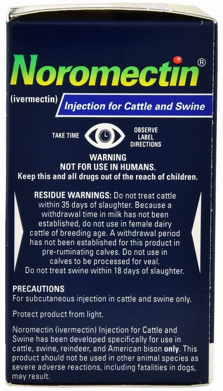 Noromectin Injectable Cattle & Swine Wormer (1% Ivermectin)