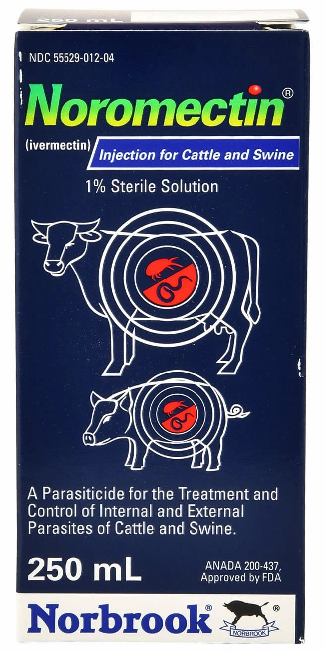 Noromectin Injectable Cattle & Swine Wormer (1% Ivermectin)