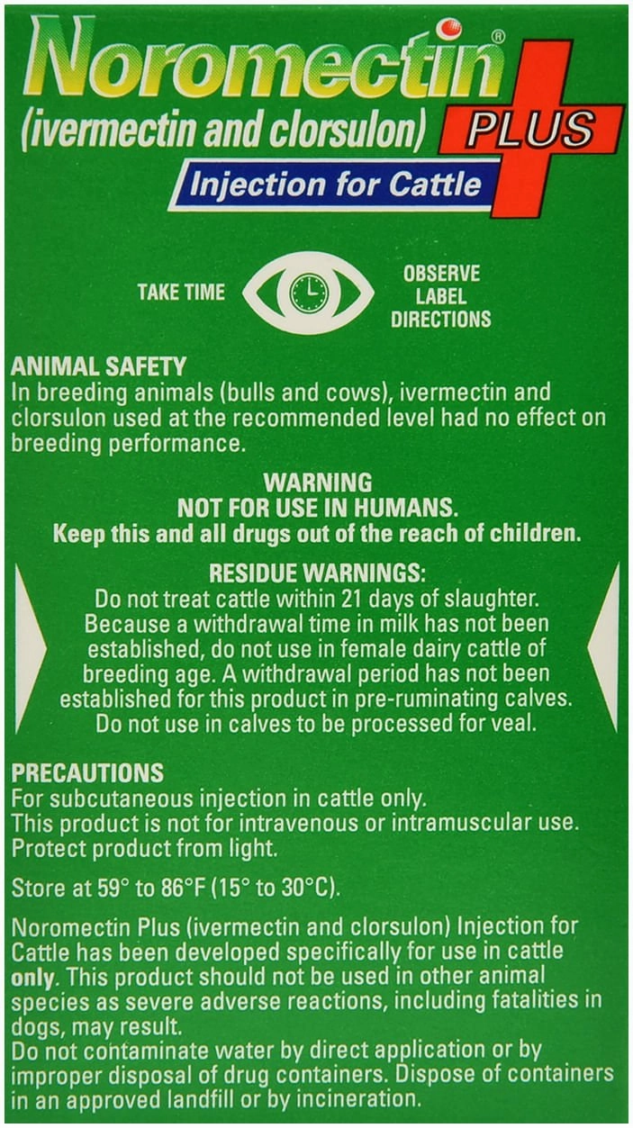 Noromectin Plus Injection Cattle Dewormer