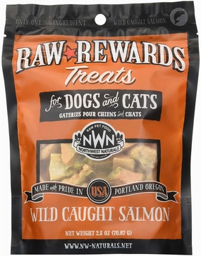 Northwest Naturals Raw Rewards Freeze-Dried Dog & Cat Treats Salmon 2.5oz Bag goat vitamins sheep health poultry medicine livestock supplement animal wellness