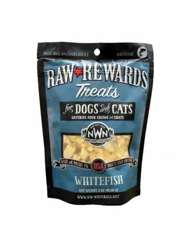 Northwest Naturals Raw Rewards Freeze-Dried Dog & Cat Treats Whitefish goat vitamins sheep health poultry medicine livestock supplement animal wellness