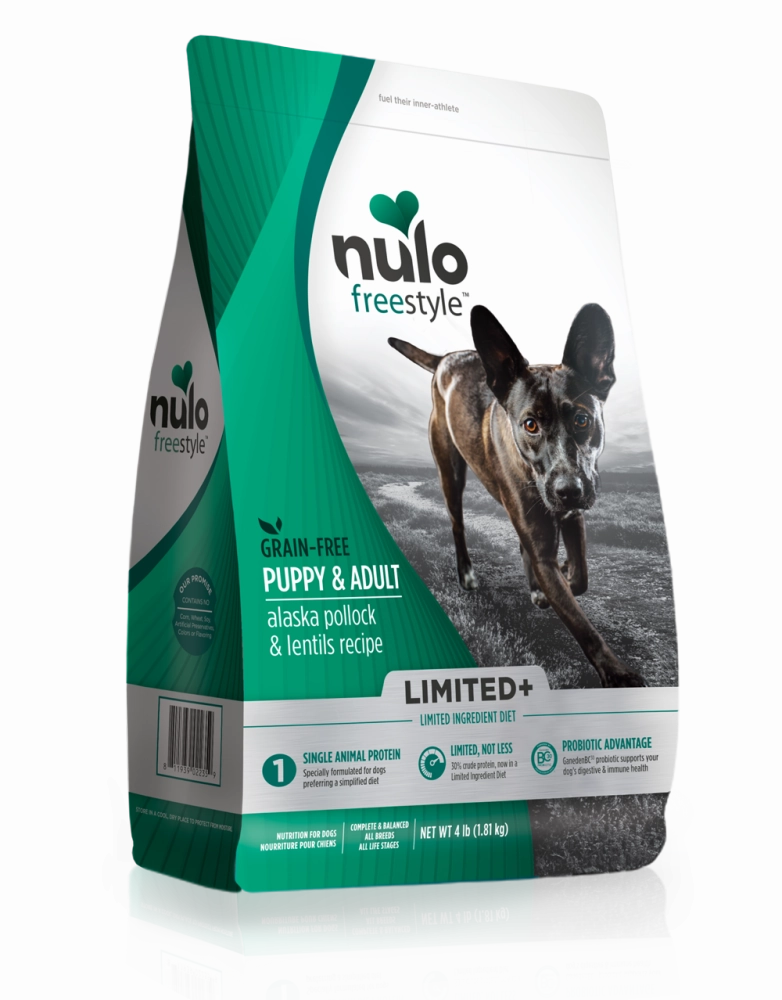 Nulo FreeStyle Limited  Grain Free Alaska Pollock & Lentils Recipe Puppy & Adult Dry Dog Food