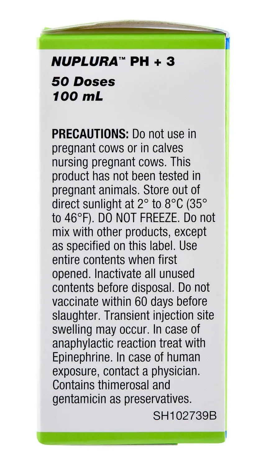 Nuplura PH 3 Cattle Vaccine