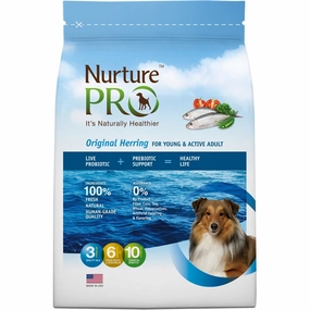 Nurture Pro Original Herring for Young & Active Adult Dry Dog Food freeze dried dog treats dog freeze snacks raw dog treat dehydrated dog food meat dog snack