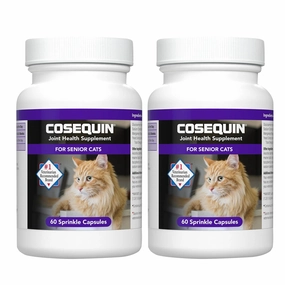 Nutramax Cosequin Senior Joint Health Supplement for Cats, 60 Sprinkle Capsules cat scratchers cat towers cat window perch cat heating pad cat calming spray
