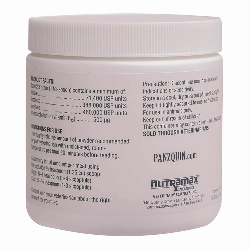 Nutramax Panzquin Powder Pancreatic Supplement for Cats/Sm Dogs, 8.1 oz
