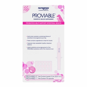 Nutramax Proviable-KP/DC Kit for Dogs and Cats, 10 Capsules cat beds cat scratching post cat shampoo cat tunnel cat brush