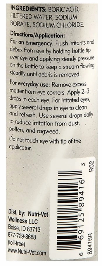 Nutri-Vet Cat Eye Rinse, 4 oz