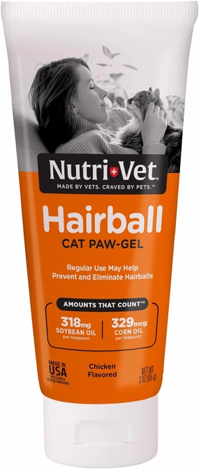 Nutri-Vet Hairball Paw-Gel for Cats cat beds cat scratching post cat shampoo cat tunnel cat brush