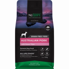 Nutripe Essence Australian Pork with Green Tripe Grain-Free Dry Dog Food freeze dried dog treats dog freeze snacks raw dog treat dehydrated dog food meat dog snack